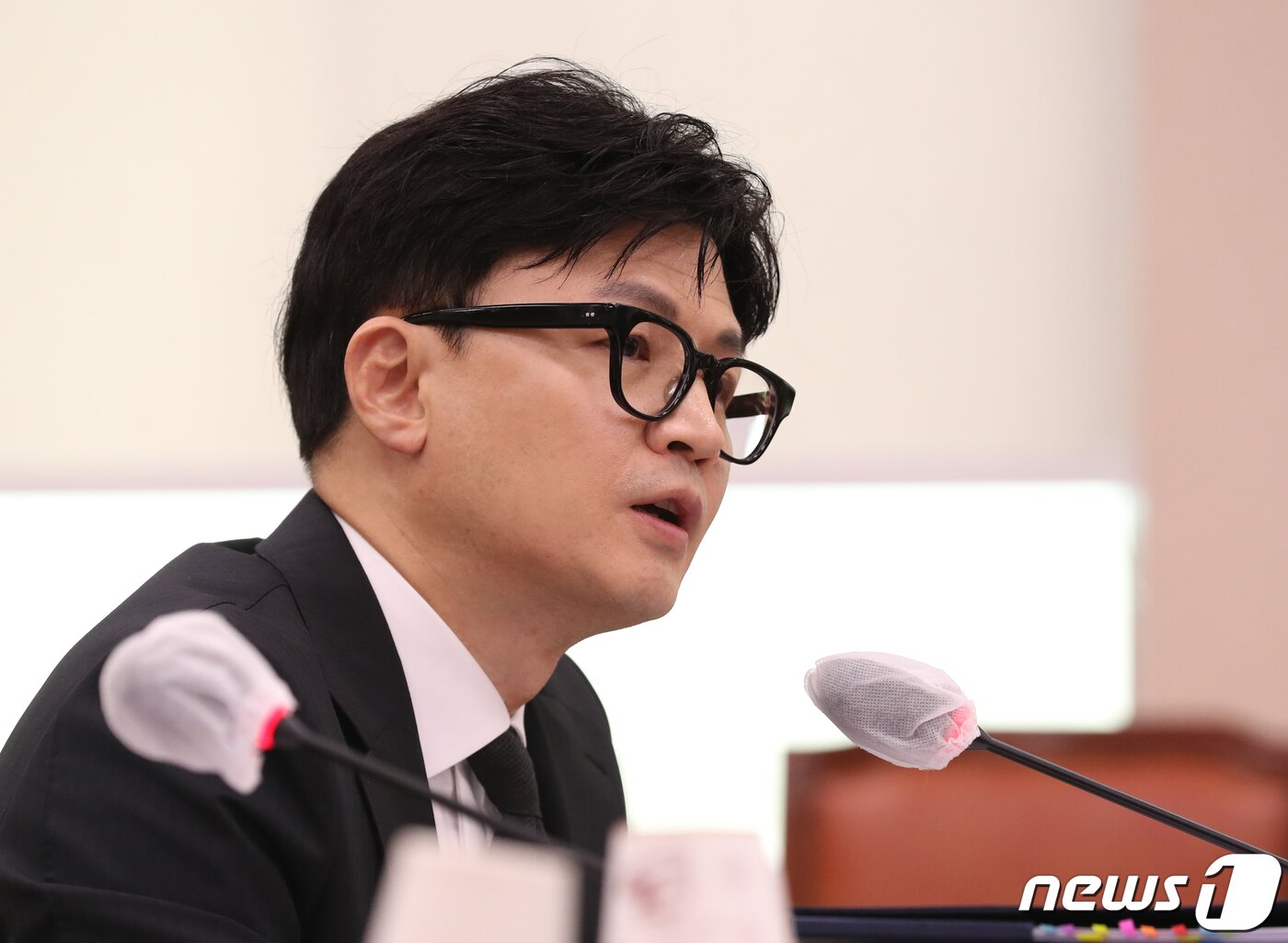 본문 이미지 - 한동훈 법무장관이 26일 서울 여의도 국회에서 열린 법제사법위원회 전체회의에서 의원들의 질의에 답변하고 있다. 2023.7.26/뉴스1 ⓒ News1 송원영 기자