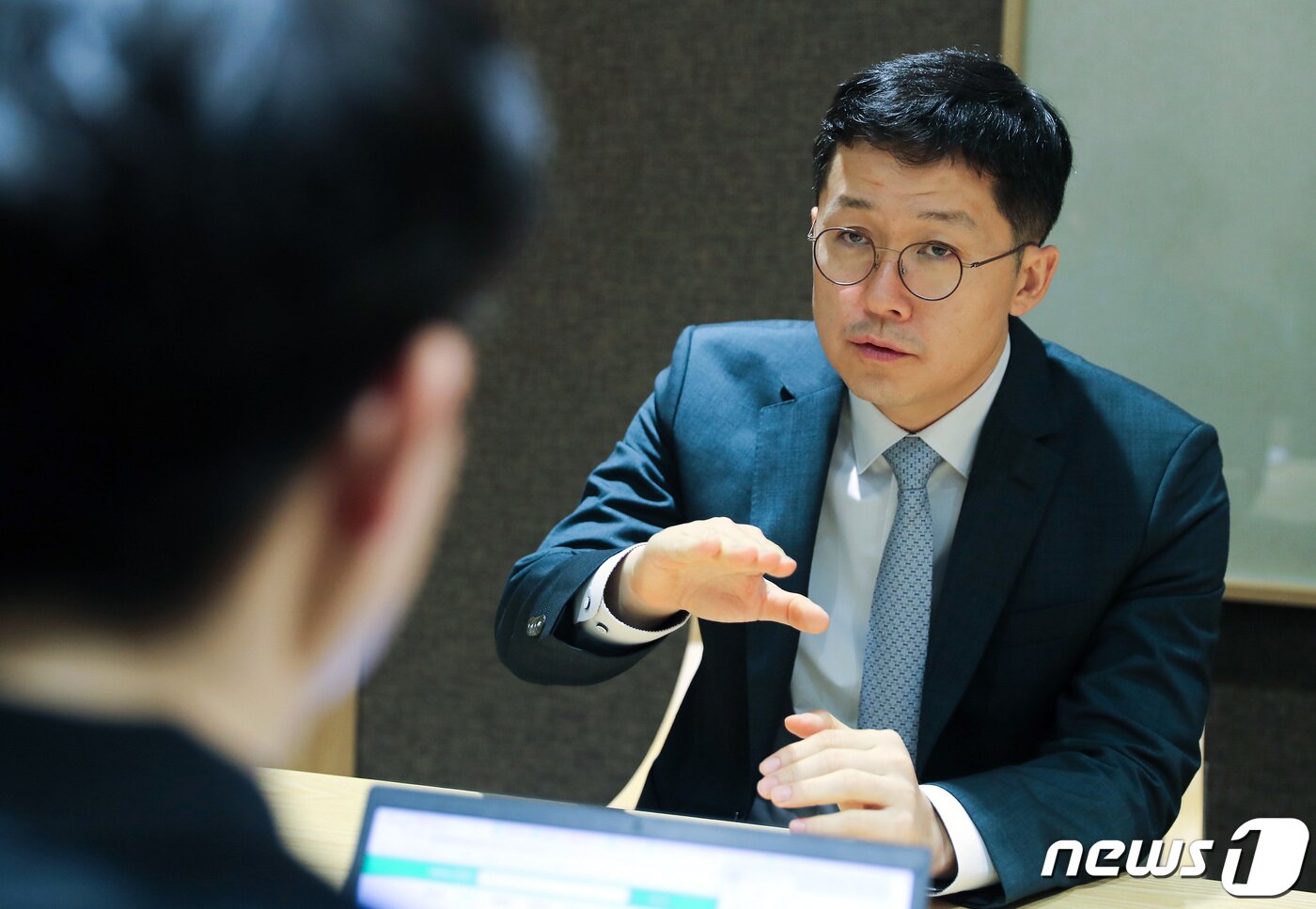 본문 이미지 - 윤석모 삼성증권 리서치센터장. 2023.7.27/뉴스1 ⓒ News1 이동해 기자