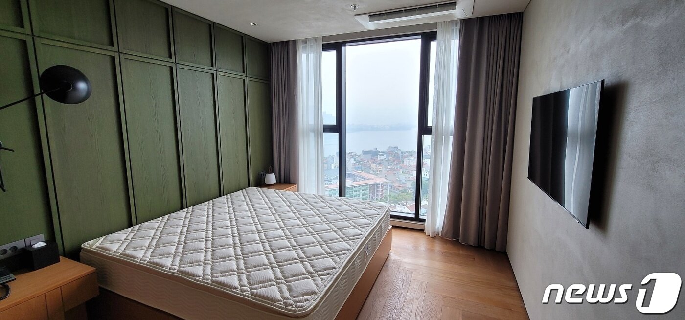 본문 이미지 - 롯데몰 웨스트레이크 하노이 내 조성되는 서비스레지던스 내부 모습. 2023. 7. 20.뉴스1 ⓒ News1 황보준엽 기자