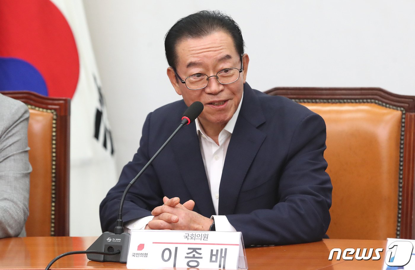 본문 이미지 - 이종배 국민의힘 의원이 3일 오후 서울 여의도 국회에서 열린 초당적정치개혁 의원모임 간담회에서 모두발언을 하고 있다. 2023.7.3/뉴스1 ⓒ News1 임세영 기자