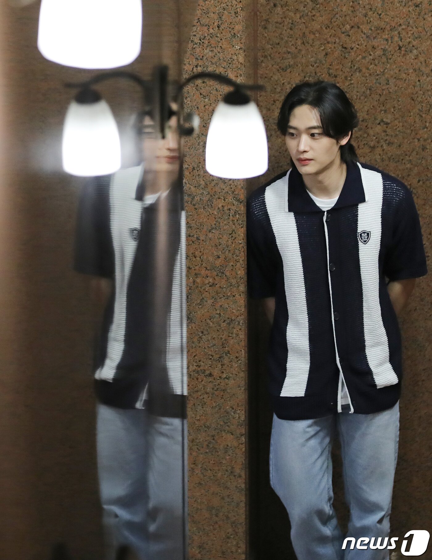 본문 이미지 - 배우 이종혁이 6일 서울 종로구 뉴스1 본사에서 열린 인터뷰에 앞서 포즈를 취하고 있다. 2023.7.6/뉴스1 ⓒ News1 장수영 기자