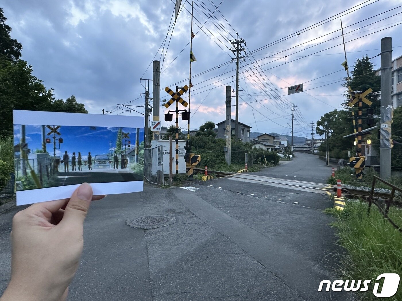본문 이미지 - 우스키 고등학교 건널목 2023.6.22/뉴스1 ⓒ News1 금준혁 기자