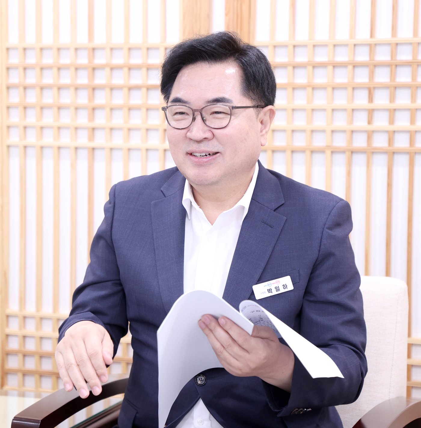 본문 이미지 - 박일하 동작구청장이 지난 4일 뉴스1과 인터뷰하는 모습. (동작구 제공)