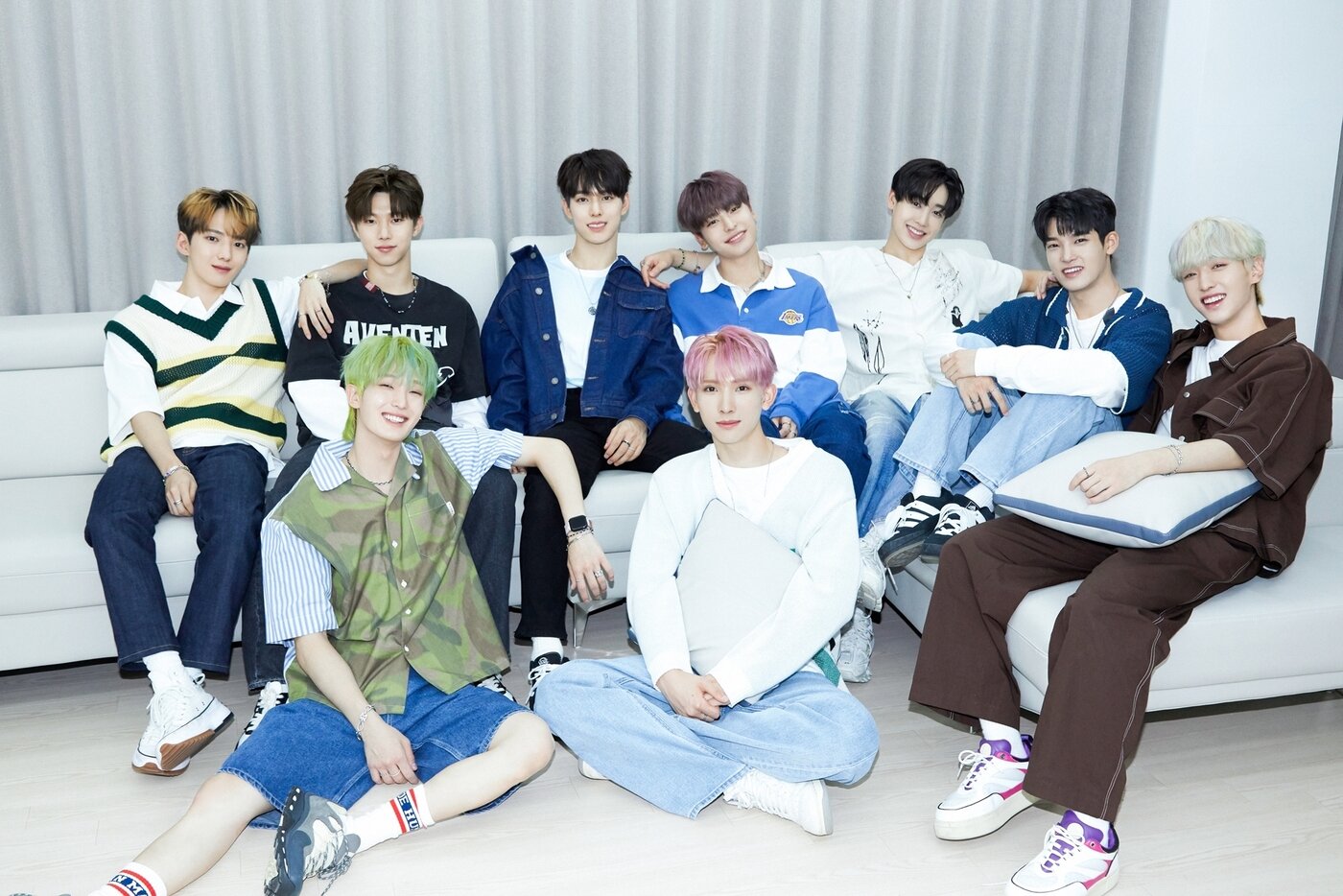 본문 이미지 - 싸이커스 민재, 현우, 진식, 예찬, 헌터, 준민, 유준, 세은, 수민 &#40;왼쪽 상단부터 시계방향&#41;&#40;KQ 제공&#41;