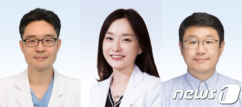 본문 이미지 - (왼쪽부터)분당서울대병원 소화기내과 신철민 교수, 서울대병원 강남센터 소화기내과 진은효 교수, 숭실대학교 정보통계보험수리학과 한경도 교수