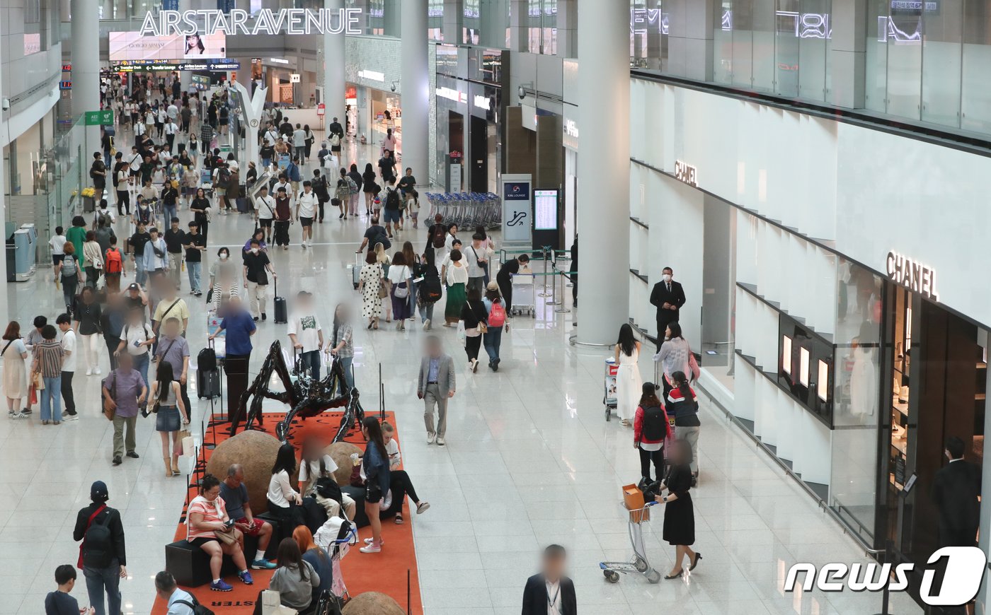 인천국제공항 면세점 모습./뉴스1 ⓒ News1 허경 기자