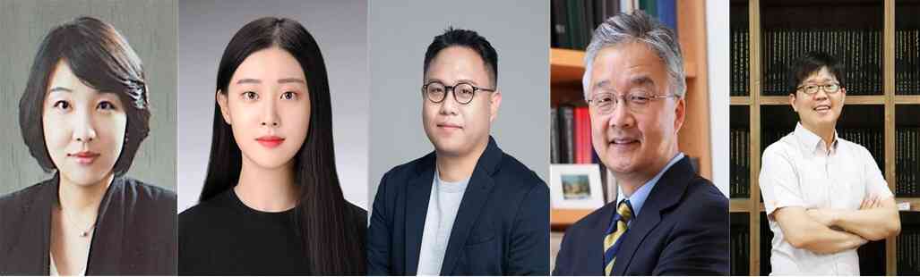 왼쪽부터 최인희 서울시립대 교수, 한승연 서울시립대 학생, 김인기 성균관대 교수, 루크 리 성균관대 의대 교수, 노준석 포힝공대 교수. (서울시립대 제공) 