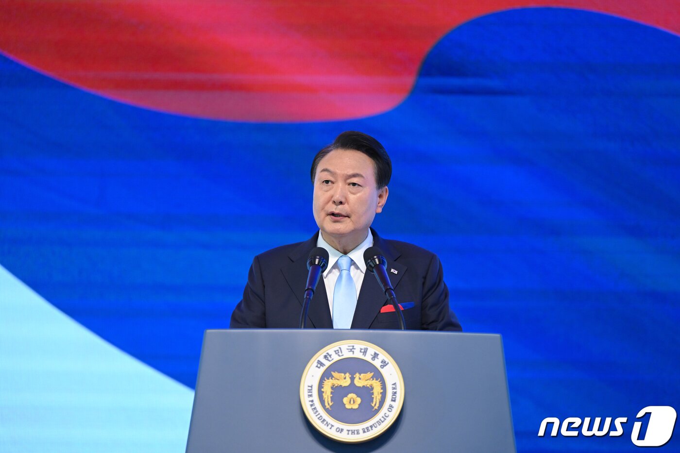 본문 이미지 - 윤석열 대통령. (대통령실 제공) 2023.8.15/뉴스1 ⓒ News1 오대일 기자