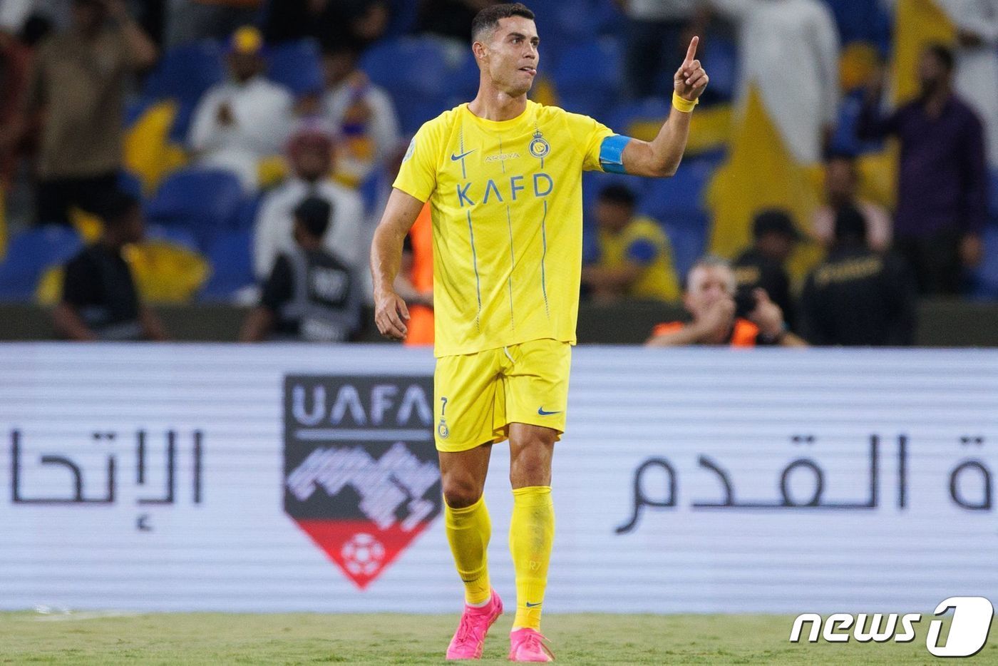 본문 이미지 - 알나스르 공격수 호날두. ⓒ AFP=뉴스1