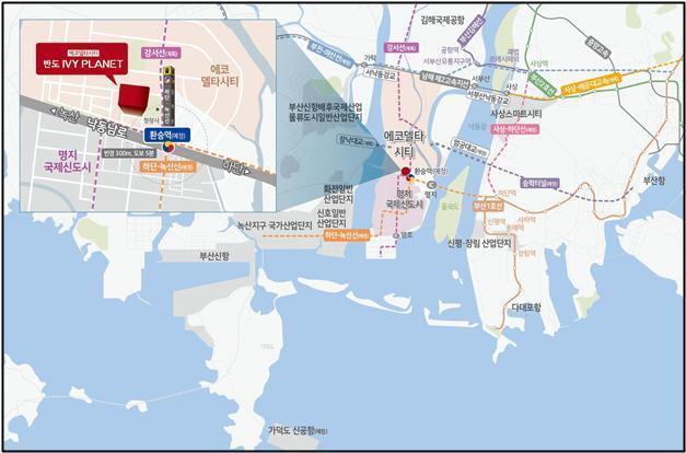 본문 이미지 - 반도 아이비 플래닛 위치도&#40;반도건설&#41;.