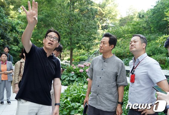 본문 이미지 - 오세훈 서울시장은 25~26일 마루노우치 지구 등 일본 도쿄의 대표적 도심 재개발 지역을 살폈다. (서울시 제공)