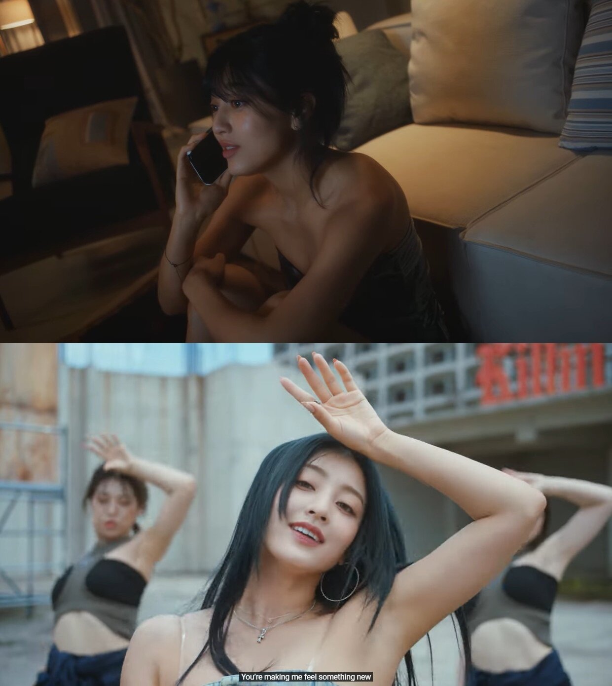 본문 이미지 - 트와이스 지효 '킬링 미 굿' 뮤직비디오 갈무리