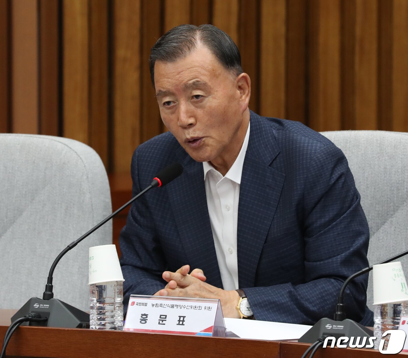 본문 이미지 - 홍문표 국민의힘 의원. 2023.8.2/뉴스1 ⓒ News1 송원영 기자