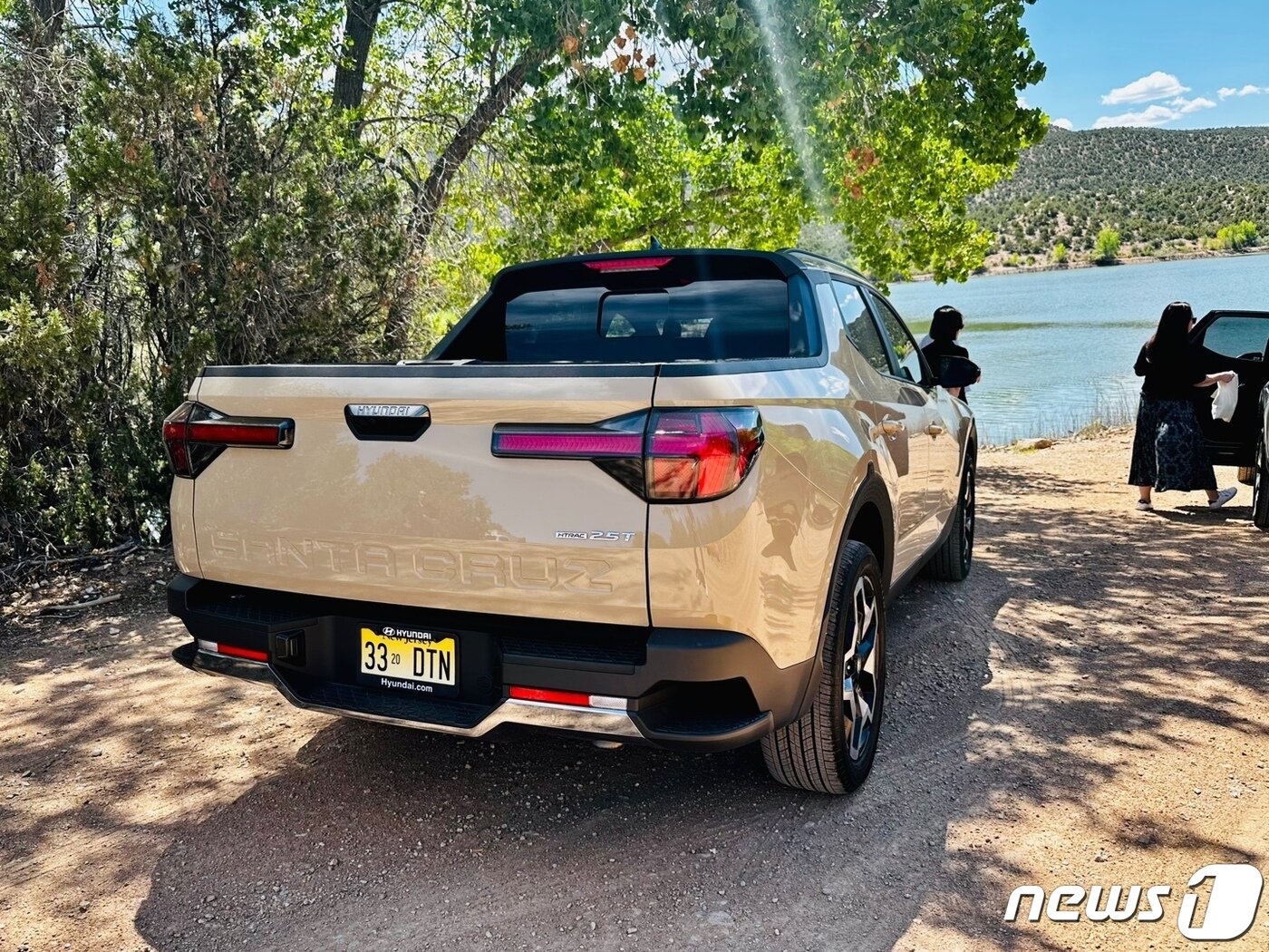 본문 이미지 -  현대차 픽업트럭 싼타크루즈.ⓒ 뉴스1 이동희 기자 