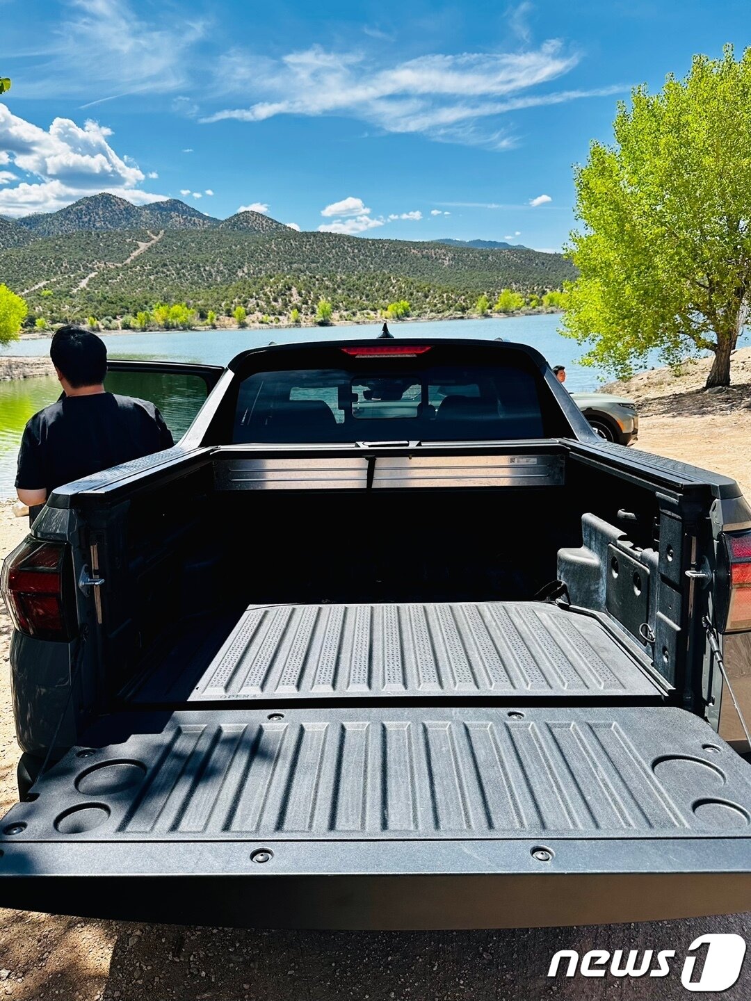 본문 이미지 -   현대차 픽업트럭 싼타크루즈.ⓒ 뉴스1 이동희 기자