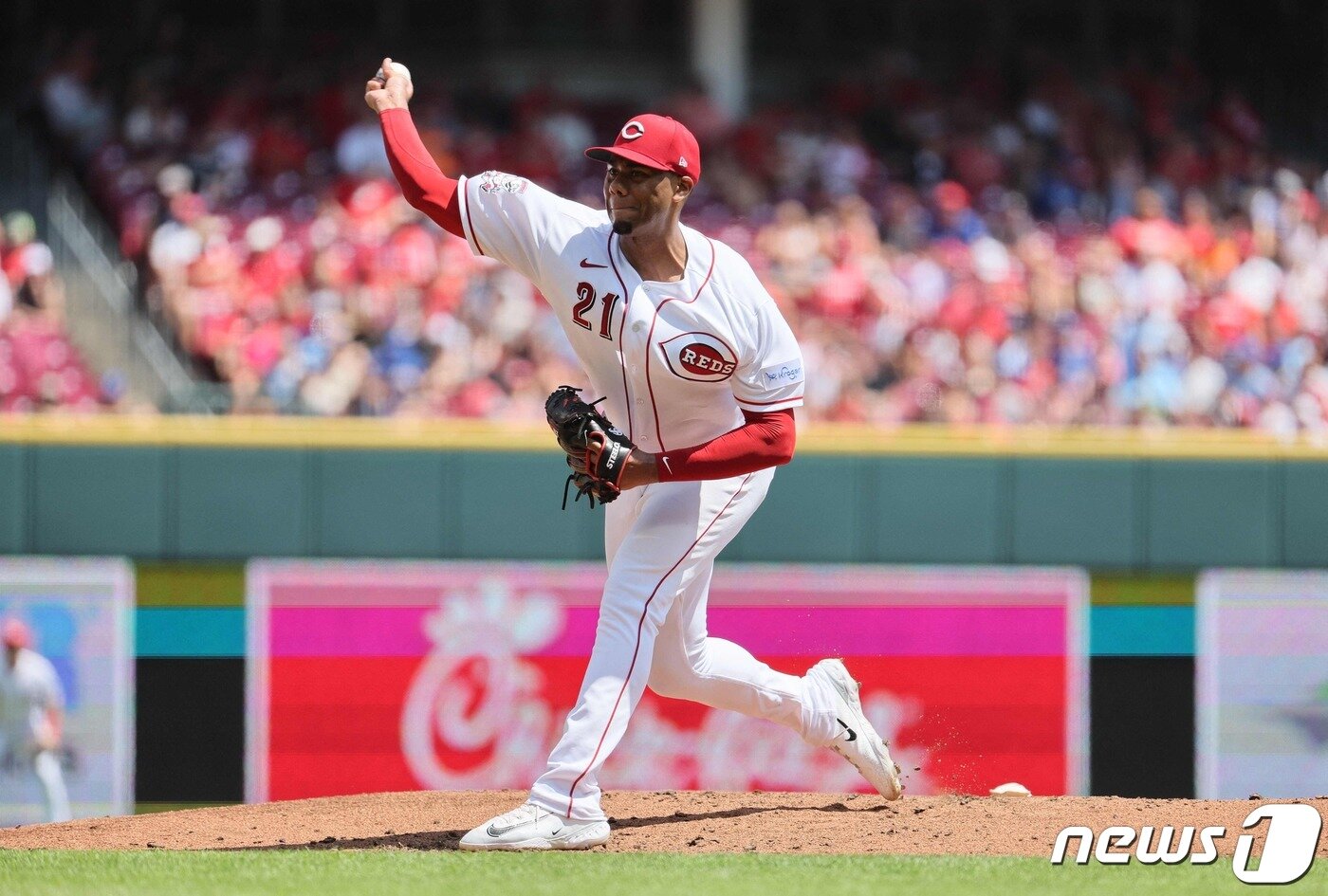 본문 이미지 - 신시내티 레즈 투수 헌터 그린. ⓒ AFP=뉴스1