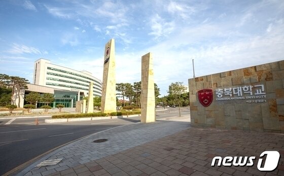본문 이미지 -  충북의 거점 대학인 충북대 정문.(자료사진)/뉴스1