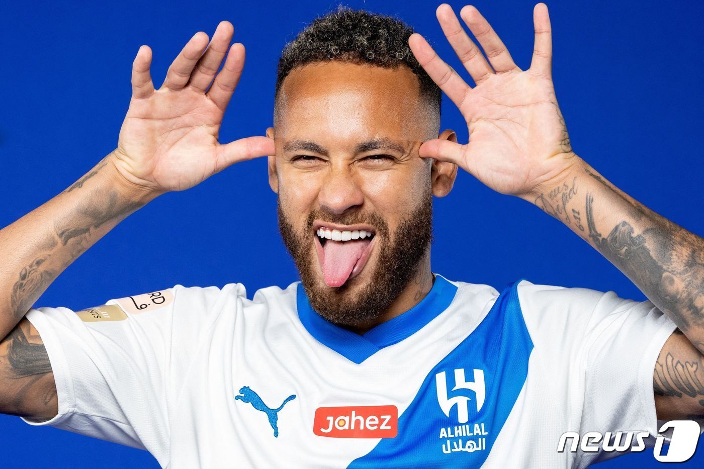 본문 이미지 - 알힐랄의 네이마르 ⓒ AFP=뉴스1