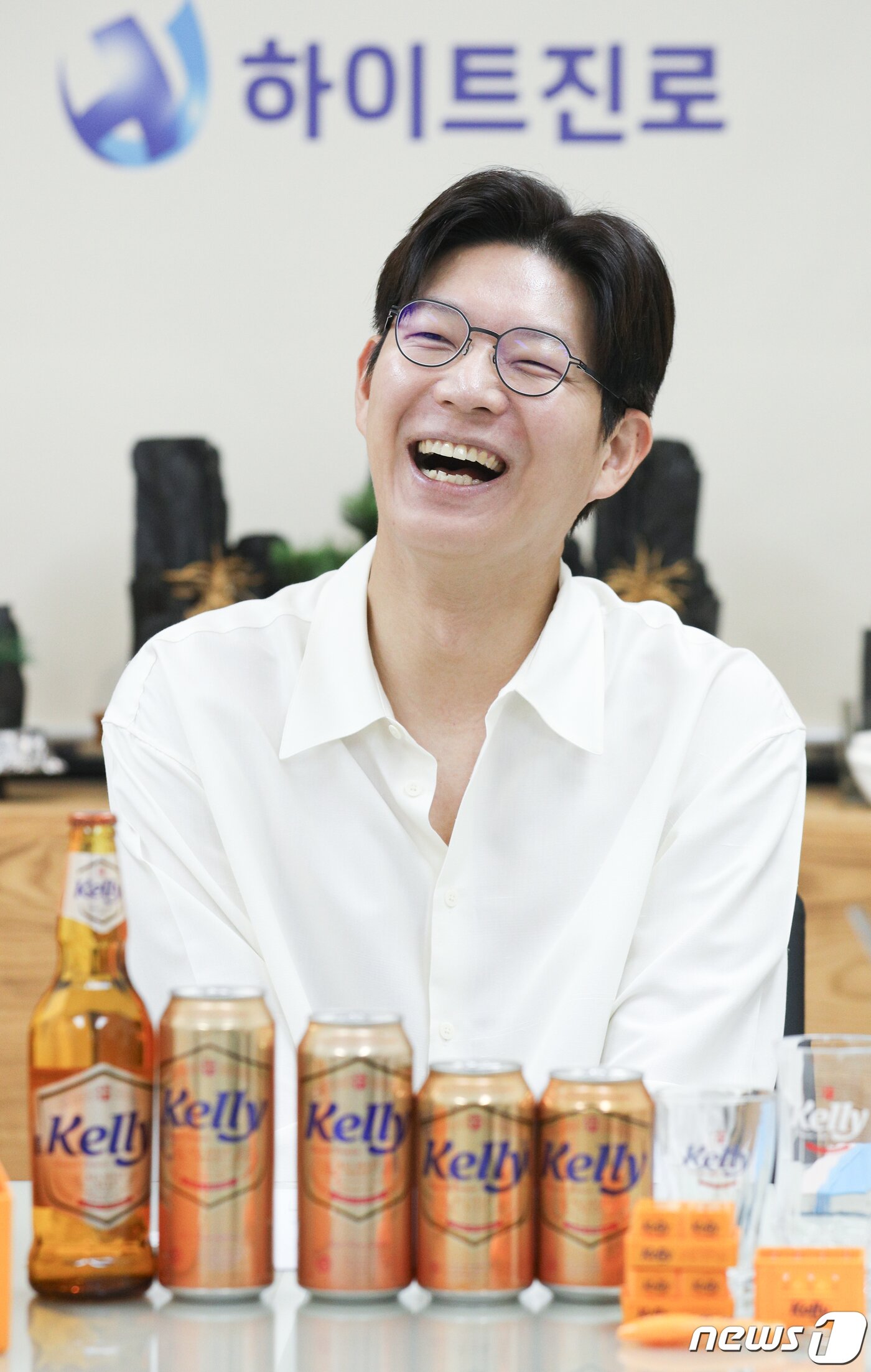 본문 이미지 - 오성택 하이트진로 상무가 23일 서울 강남구 본사에서 뉴스1과 인터뷰를 하고 있다. 2023.8.23/뉴스1 ⓒ News1 안은나 기자