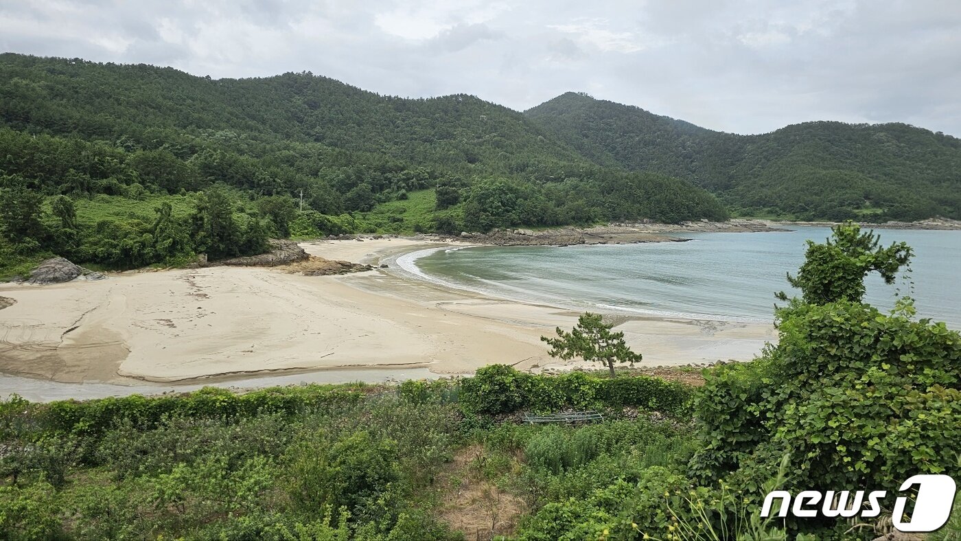 본문 이미지 - 전남 여수 낭도 장사금 해수욕장./뉴스1 ⓒ News1 서충섭 기자