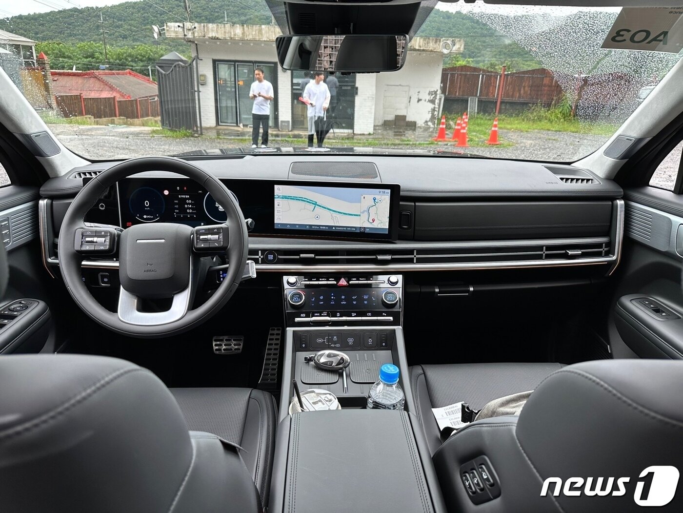 본문 이미지 -  신형 싼타페 실내.ⓒ 뉴스1 이동희 기자