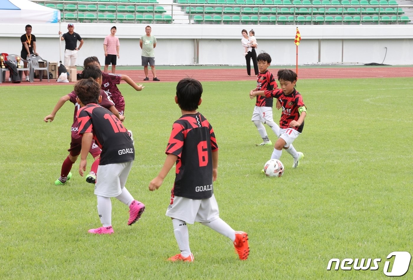 본문 이미지 - 지난 25~27일 열린 '2023 괴산군수배 전국유소년 축구대회'.(괴산군 제공)/뉴스1
