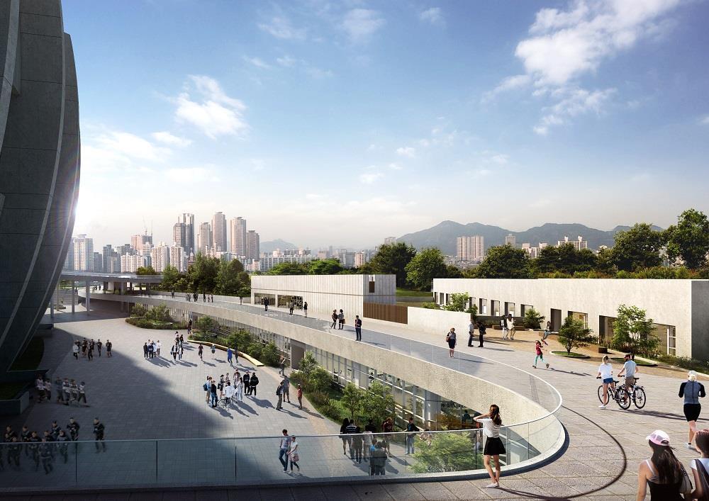 본문 이미지 - 잠실 주경기장 투시도(서울시 제공).