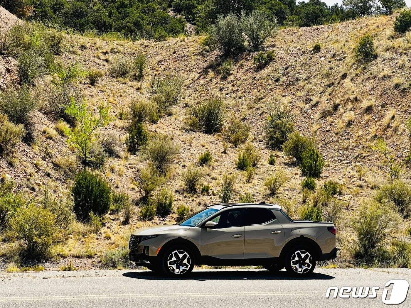본문 이미지 -   현대차 픽업트럭 싼타크루즈.ⓒ 뉴스1 이동희 기자 