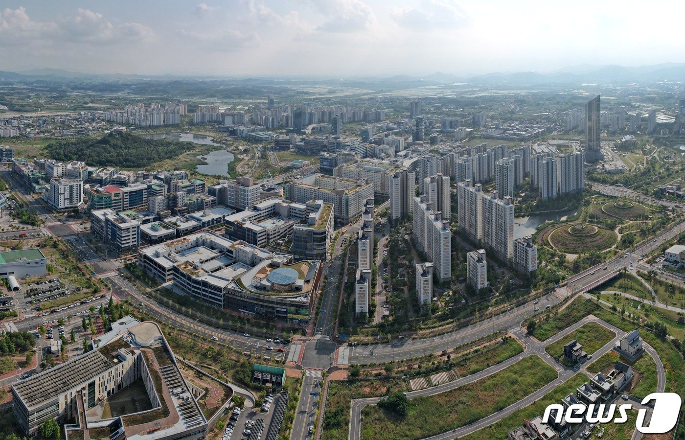 본문 이미지 - 전남 나주 빛가람혁신도시 전경.&#40;나주시 제공&#41; ⓒ News1 박영래 기자