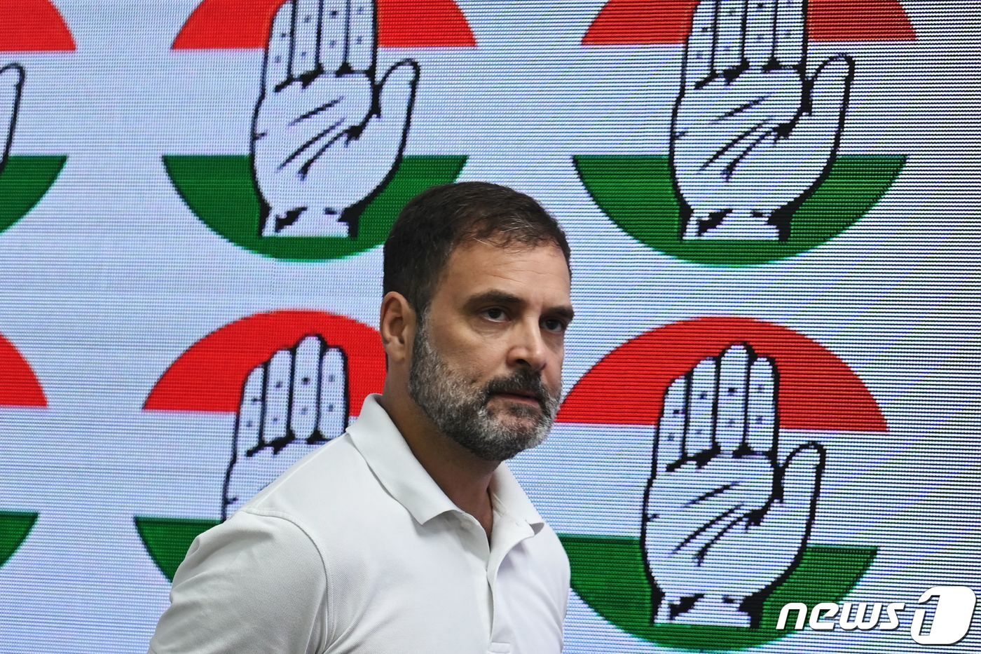 본문 이미지 - 인도 야권 지도자 라훌 간디 전 인도국민회의(INC) 총재. 2023.08.07/ ⓒ AFP=뉴스1 ⓒ News1 김형준 기자