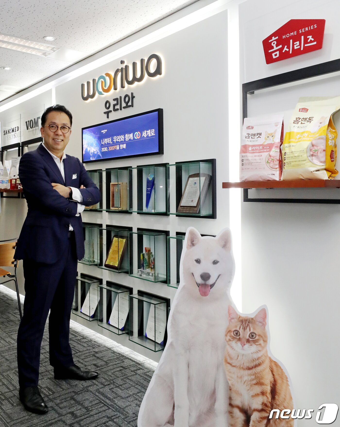 본문 이미지 - 최광용 우리와 대표가 7일 서울 중구 우리와 사옥에서 뉴스1과 인터뷰 하고 있다. 2023.8.7/뉴스1 ⓒ News1 장수영 기자