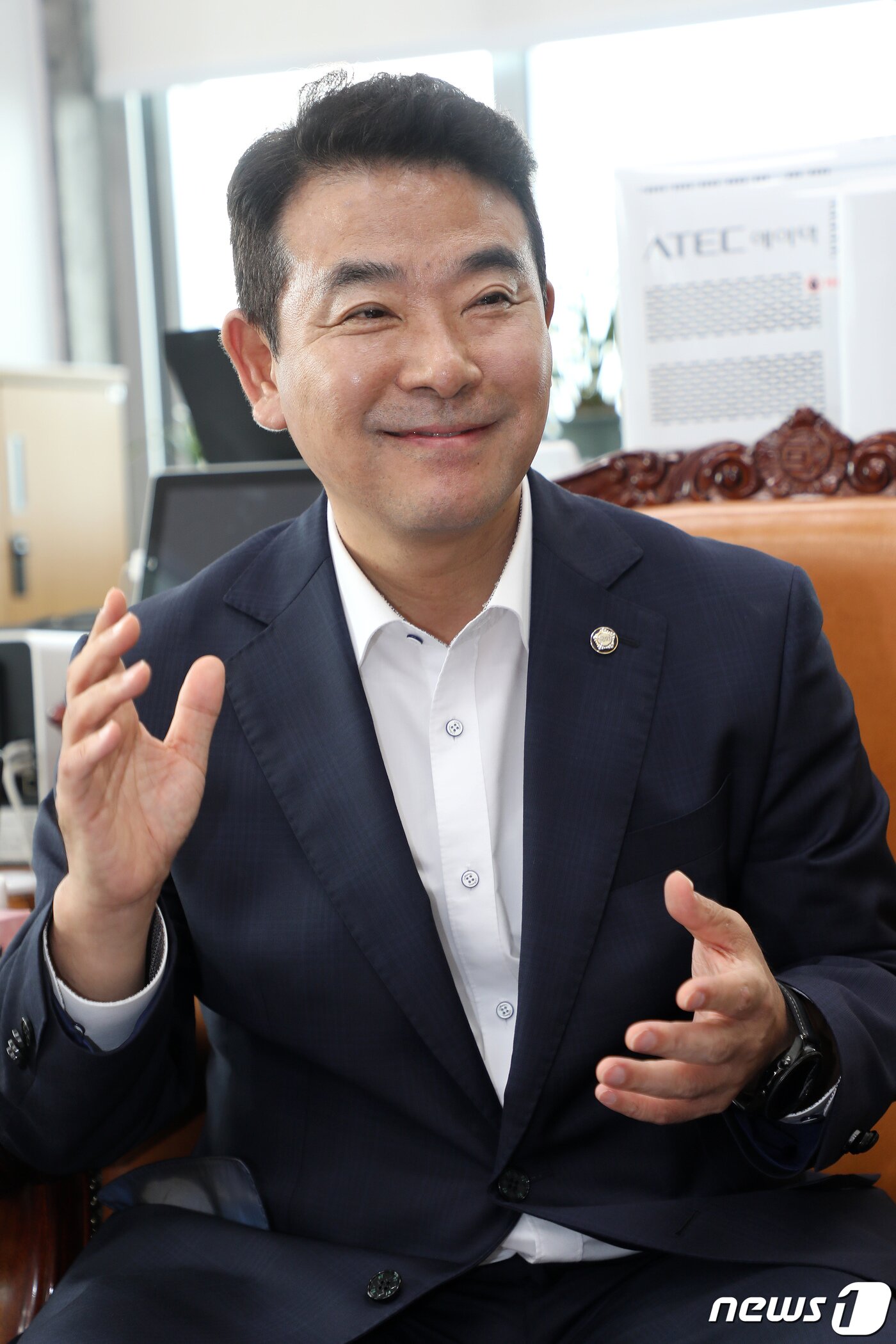 본문 이미지 - 박정 국회 환경노동위원회 위원장.2023.9.3./뉴스1 ⓒ News1 오미란 기자