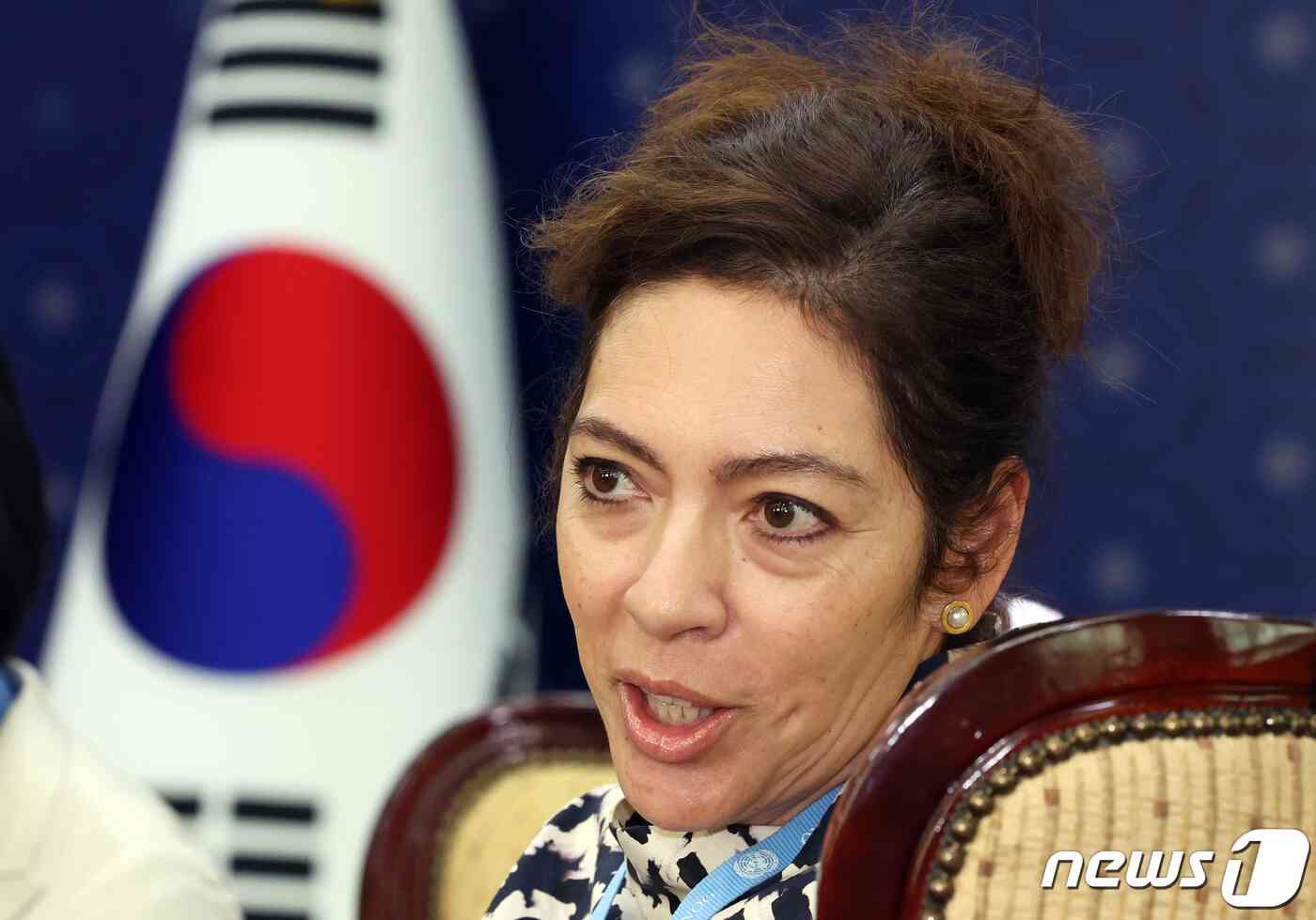 엘리자베스 살몬 UN 북한인권특별보고관. 2023.9.11/뉴스1 © News1 김명섭 기자