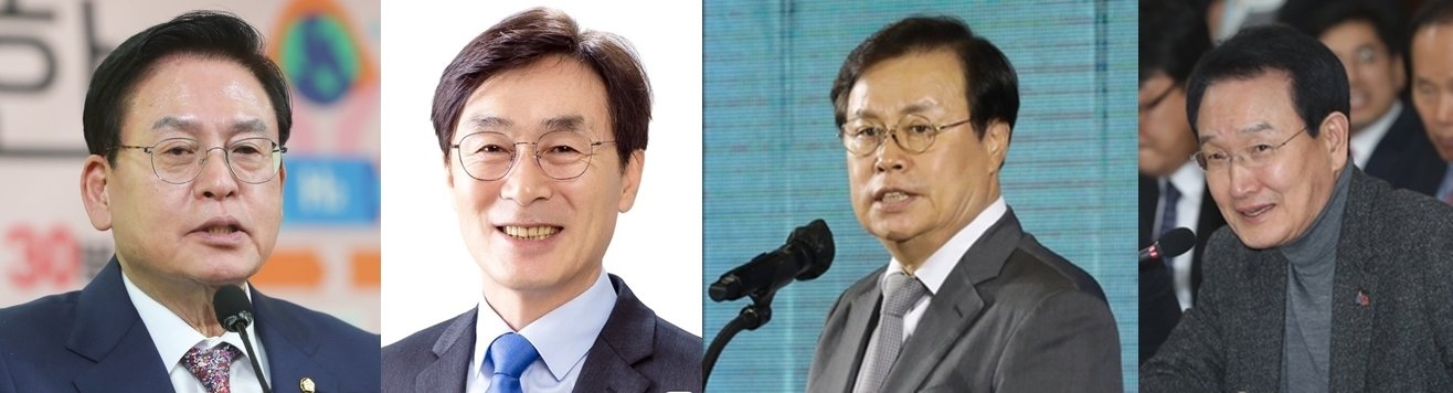 본문 이미지 -  왼쪽부터 정우택, 이장섭, 도종환, 변재일 국회의원