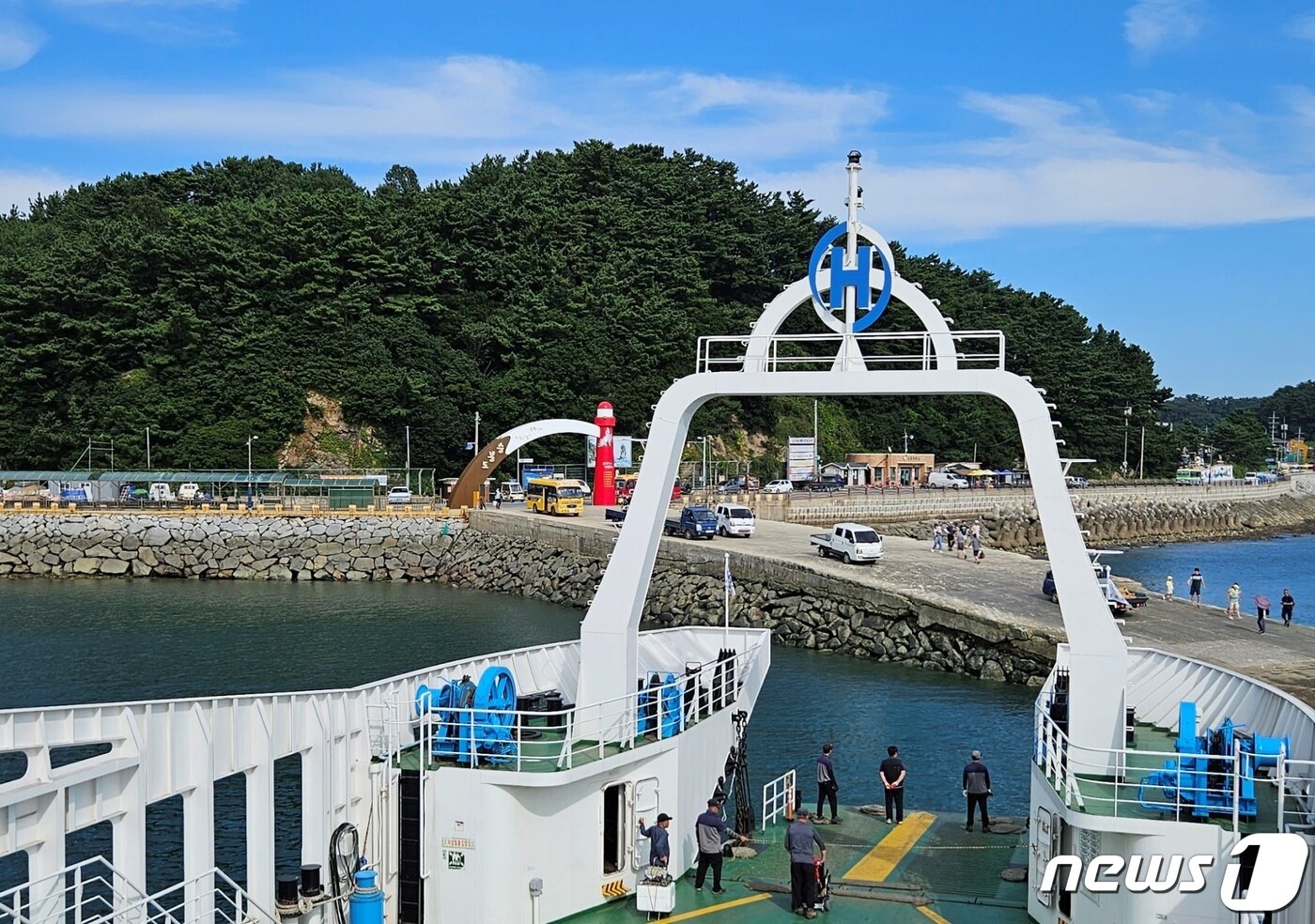 본문 이미지 - 인천 연안부두에서 배를 타고 1~2시간이면 승봉도에 도착한다. ⓒ 뉴스1