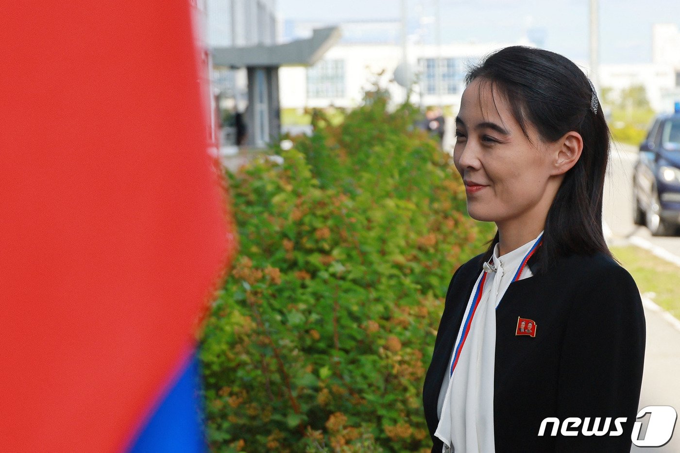 본문 이미지 - 김여정 노동당 부부장. 2023.9.13 ⓒ AFP=뉴스1 ⓒ News1 우동명 기자