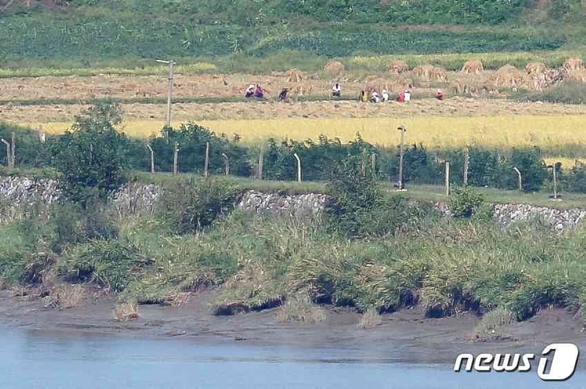 북한 황해북도 개풍군 일대. 2023.9.14/뉴스1 © News1 민경석 기자