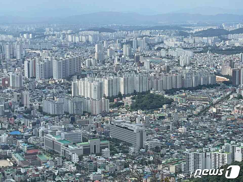 광주 도심 전경./뉴스1 © News1 김태성 기자