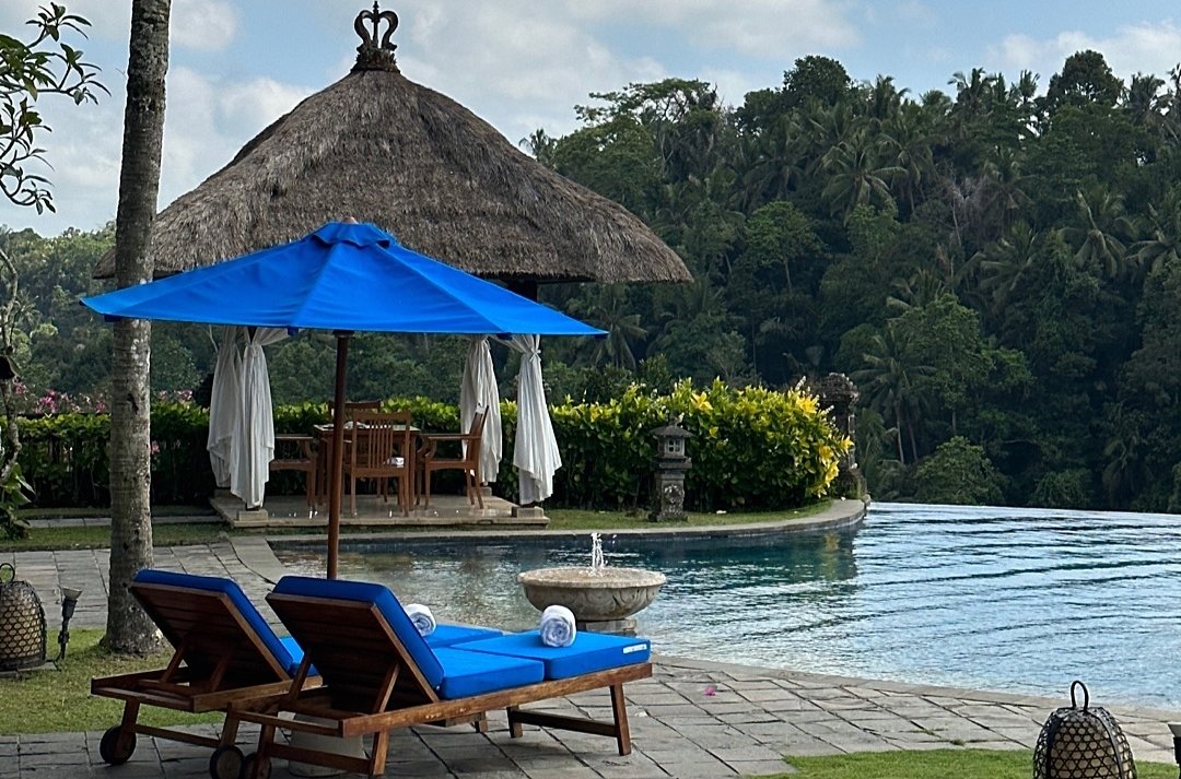 본문 이미지 - 우붓 아융강 위에 자리한 한 빌라 리조트ⓒ News1  