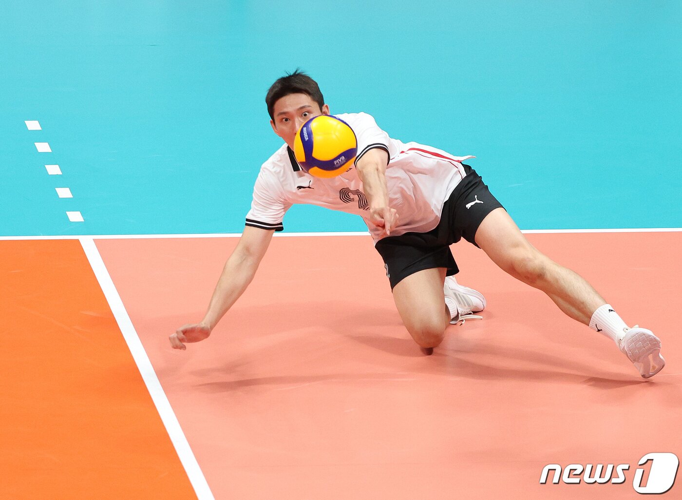 본문 이미지 - 송산고 출신 국가대표 주전 세터 황택의. 2023.9.20/뉴스1 ⓒ News1 신웅수 기자