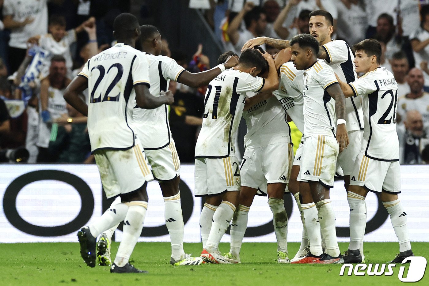 레알 마드리드가 유니온 베를린을 1-0으로 꺾었다. ⓒ AFP=뉴스1