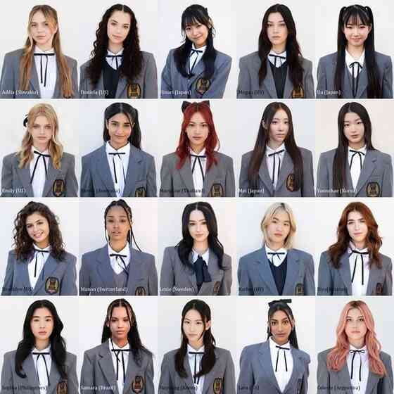 하이브/브루클린, 마농, 렉시, 칼리, 일리야, 소피아, 사마라, 나영, 라라, 셀레스테, 아델라, 다니엘라, 히나리, 메간, 우아, 에밀리, 에즈렐라, 마키, 메이, 윤채
