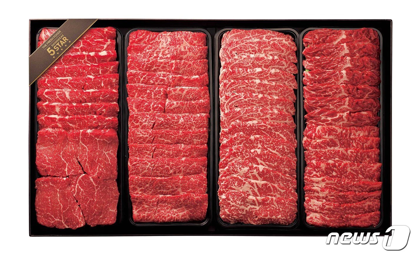 본문 이미지 - 신세계백화점에서 판매 중인 수백만원 상당의 &#39;5스타 명품 한우 The No.9 &#39;.