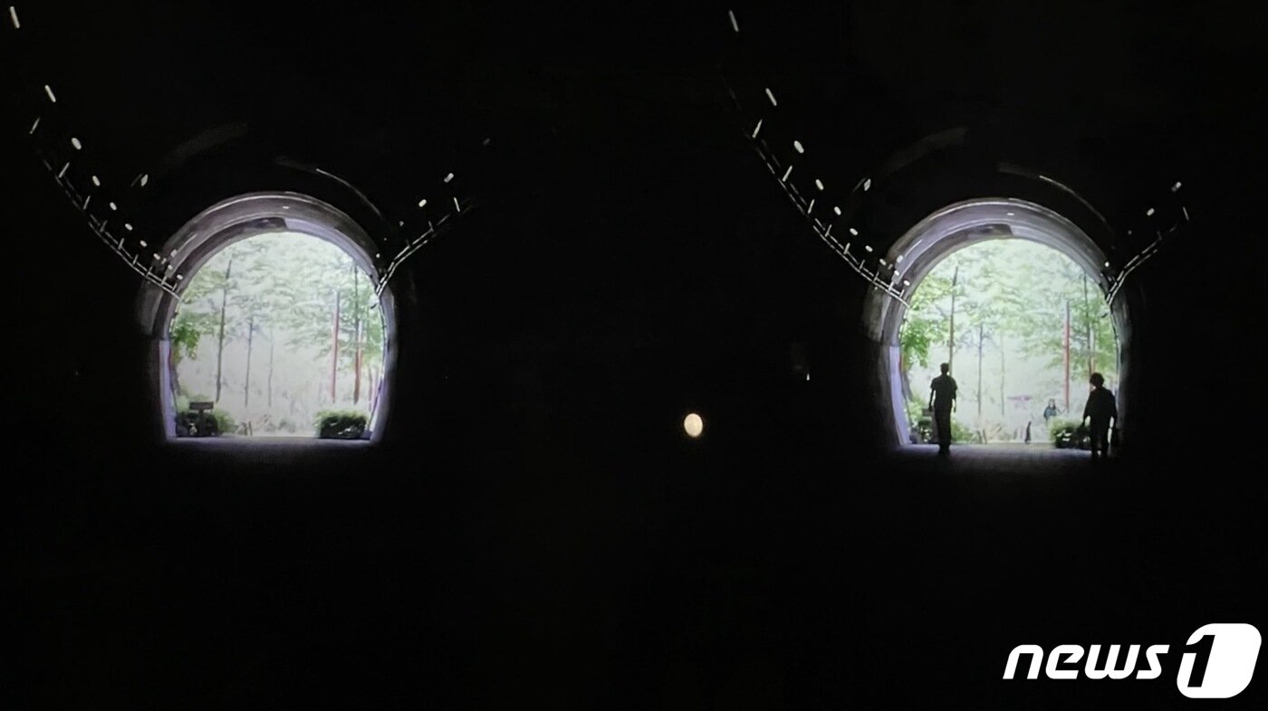 본문 이미지 - 강릉 옥천동 웨어하우스에서 선보이는 박선민 작가의 작품. 2023.9.22/뉴스1 ⓒ 뉴스1 김일창 기자