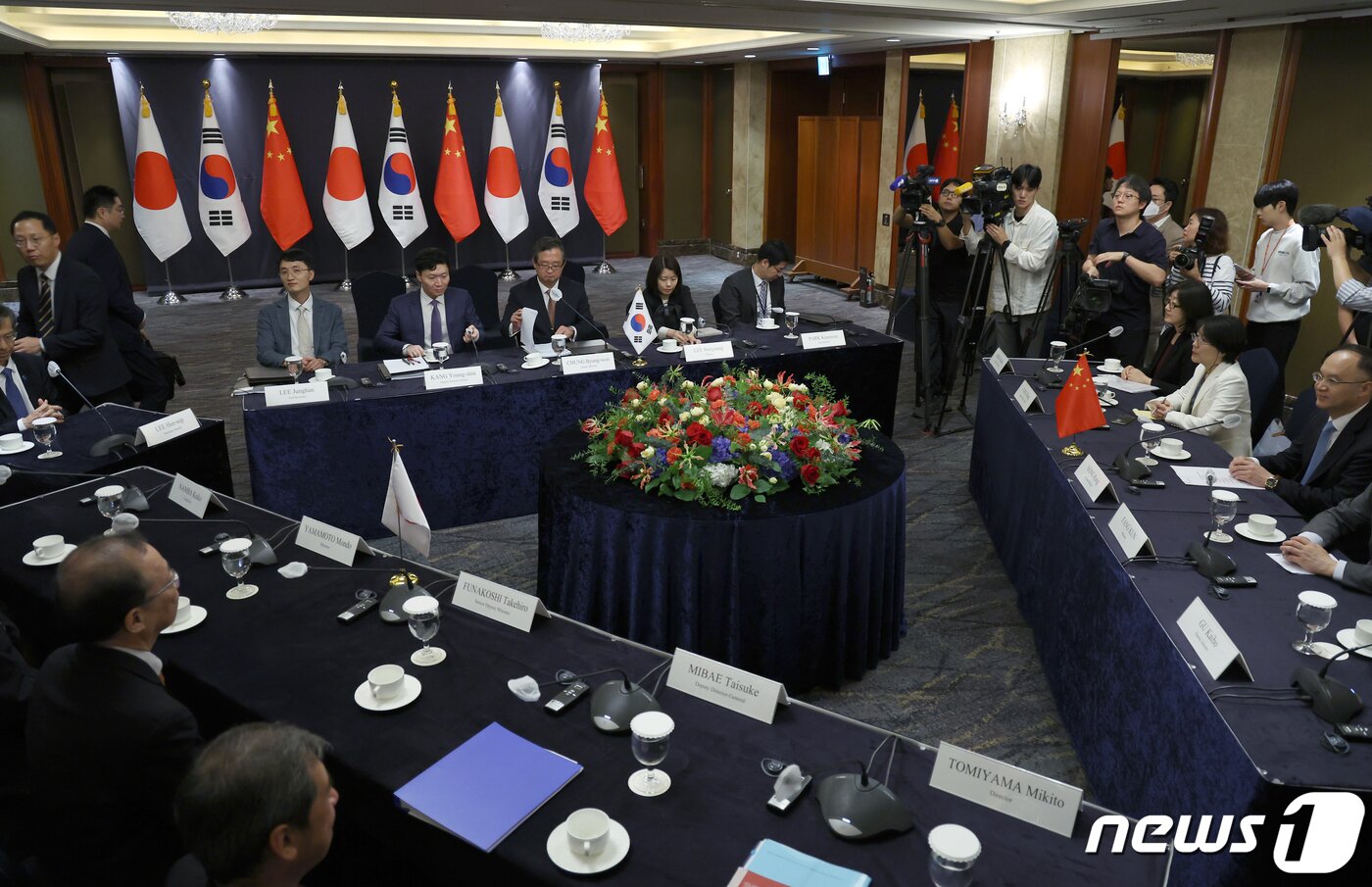 본문 이미지 - 한일중 3국 고위급 회의(SOM). 2023.9.26/뉴스1 ⓒ News1 박정호 기자