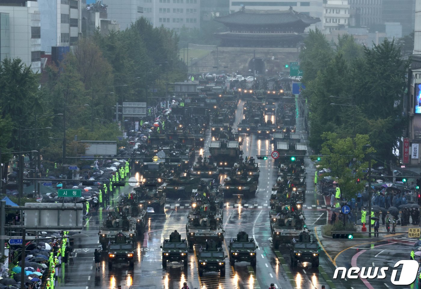 지난해 9월 26일 진행된건군 75주년 국군의날 시가행진. 2023.9.26/뉴스1 ⓒ News1 구윤성 기자