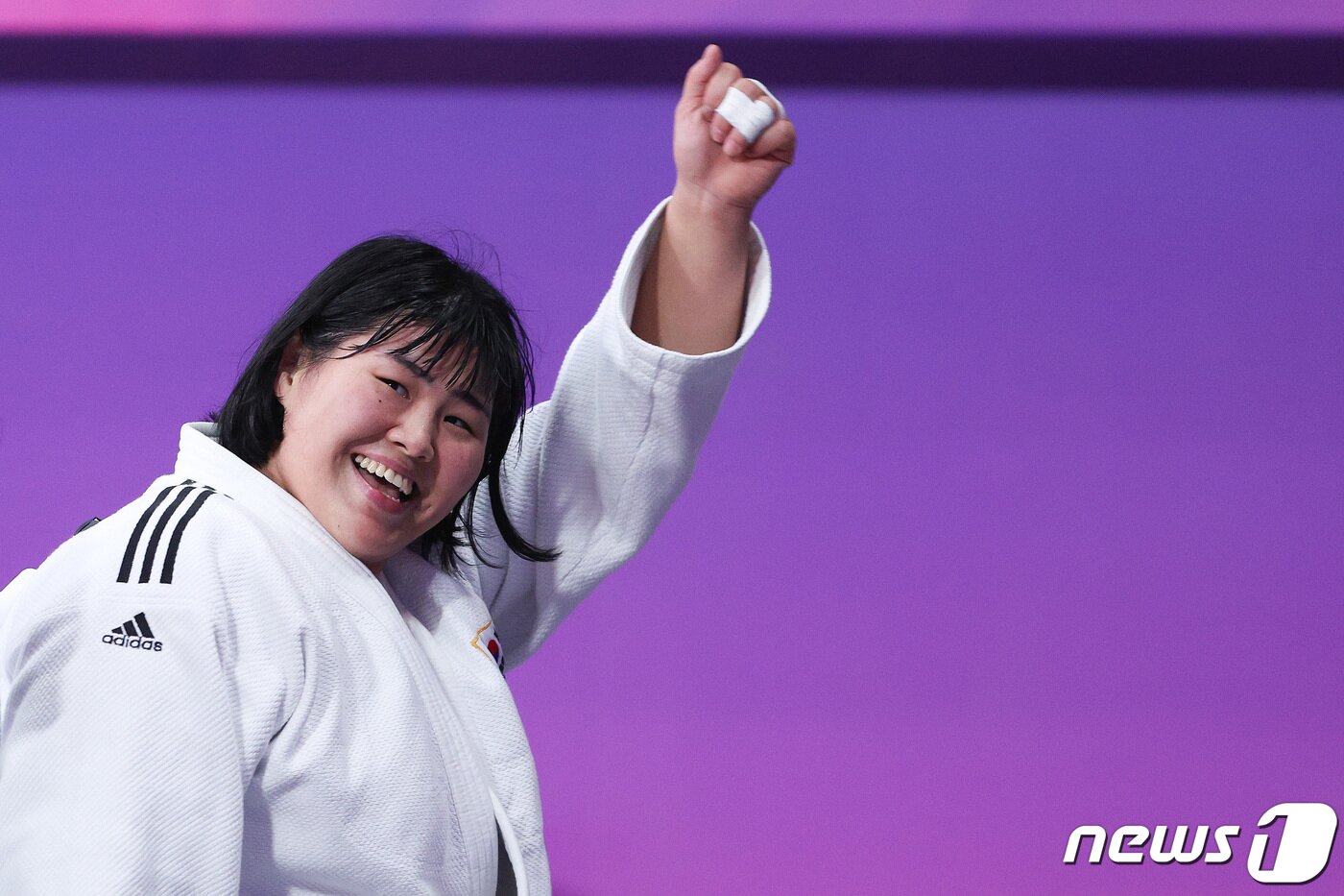 본문 이미지 - 항저우 아시안게임에서 금메달을 딴 김하윤 2023.9.26/뉴스1 ⓒ News1 신웅수 기자