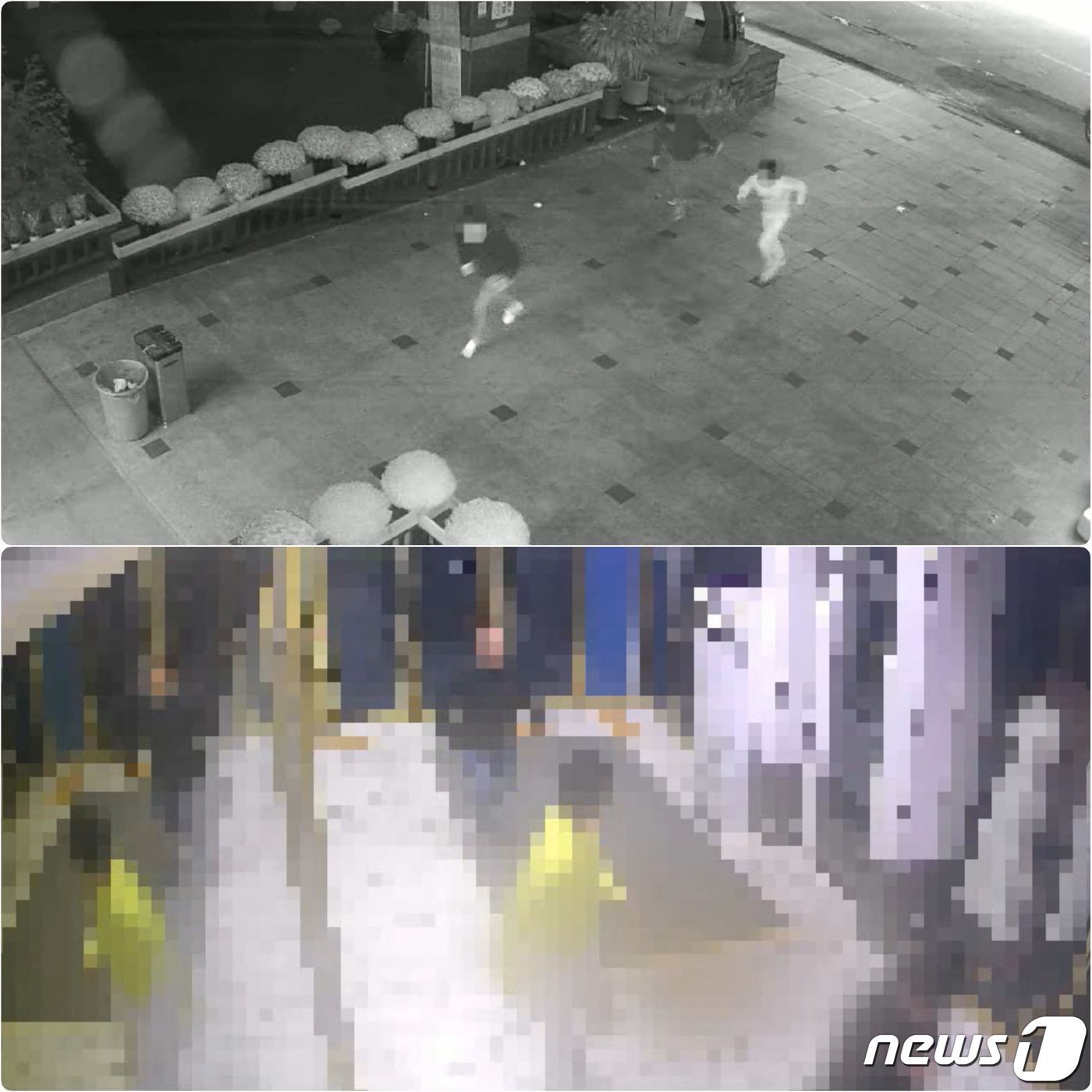 본문 이미지 - 지난 2021년 10월17일 오전 4시2분쯤 부산 서면에서 조폭들이 집단 난투극을 벌이는 장소로 이동하고 있다. (부산지검 제공)