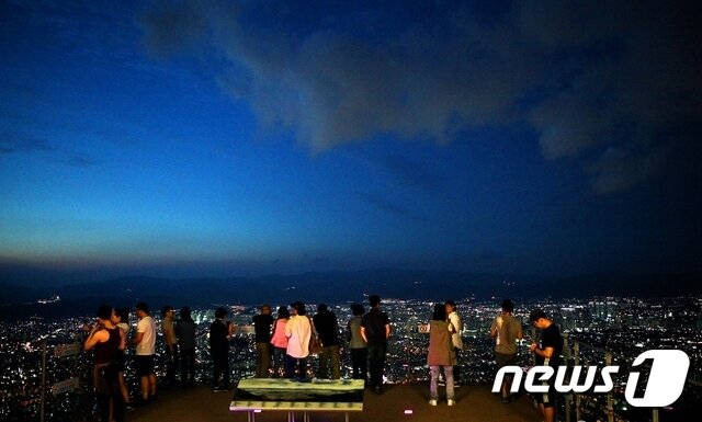 대구 앞산공원 &#40;한국관광공사 제공&#41;