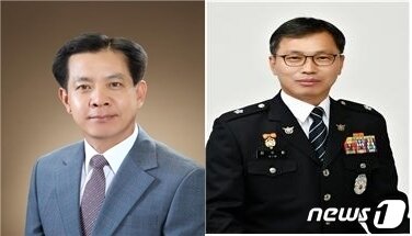 본문 이미지 - 경찰 치안감 승진자. 김희중 행정안전부 경찰국장, 김수환 공공안녕정보국장 ⓒ 뉴스1